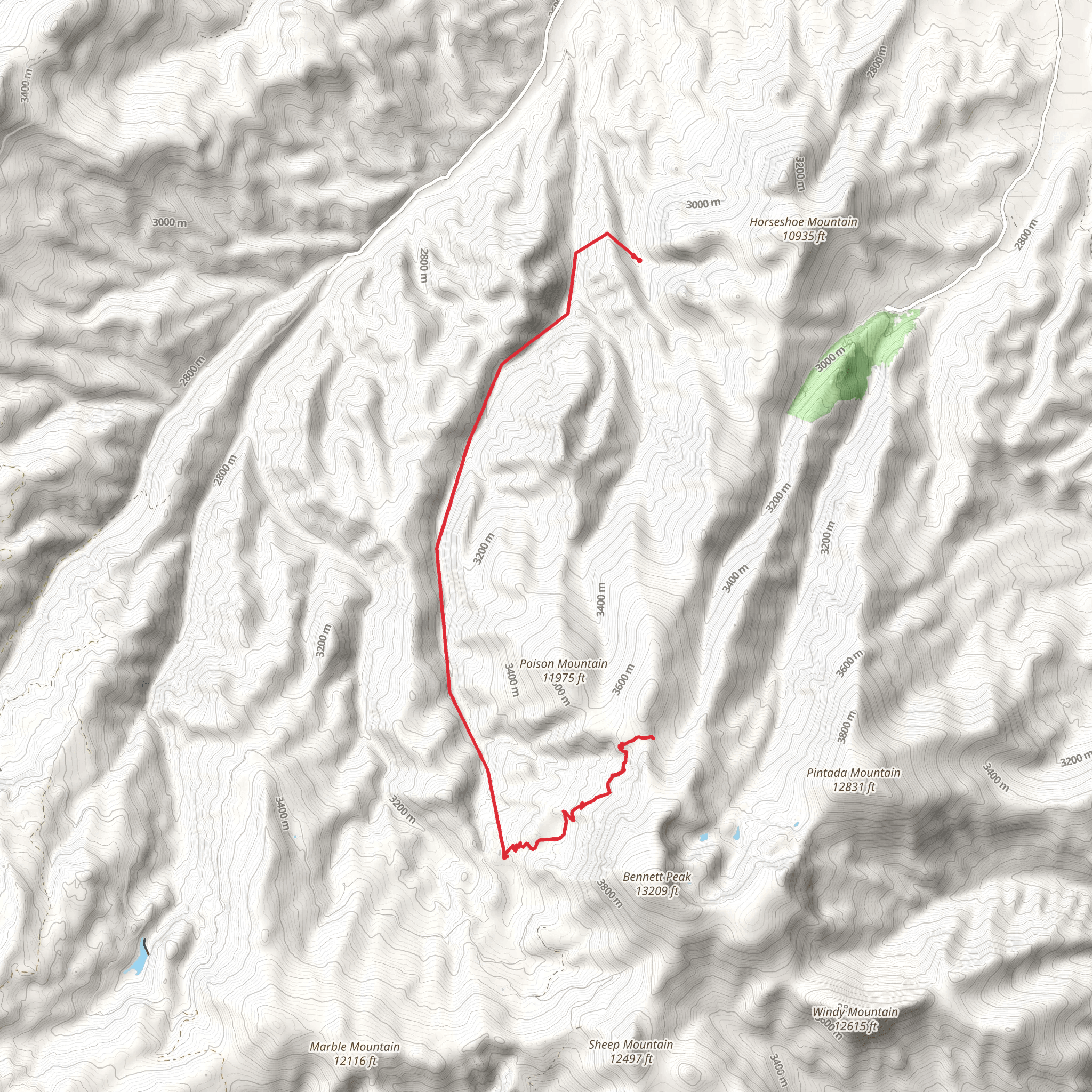 Frisco - Fitton Trail mobile static map