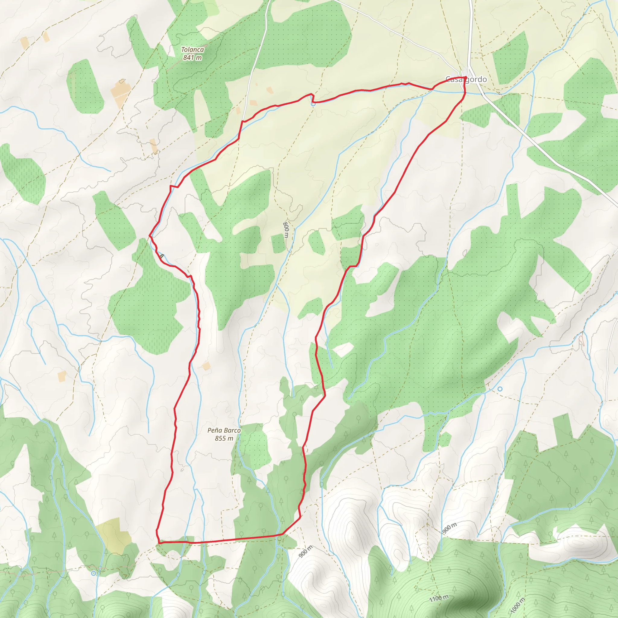 Route of the Visigothic Past PR TO 17 mobile static map