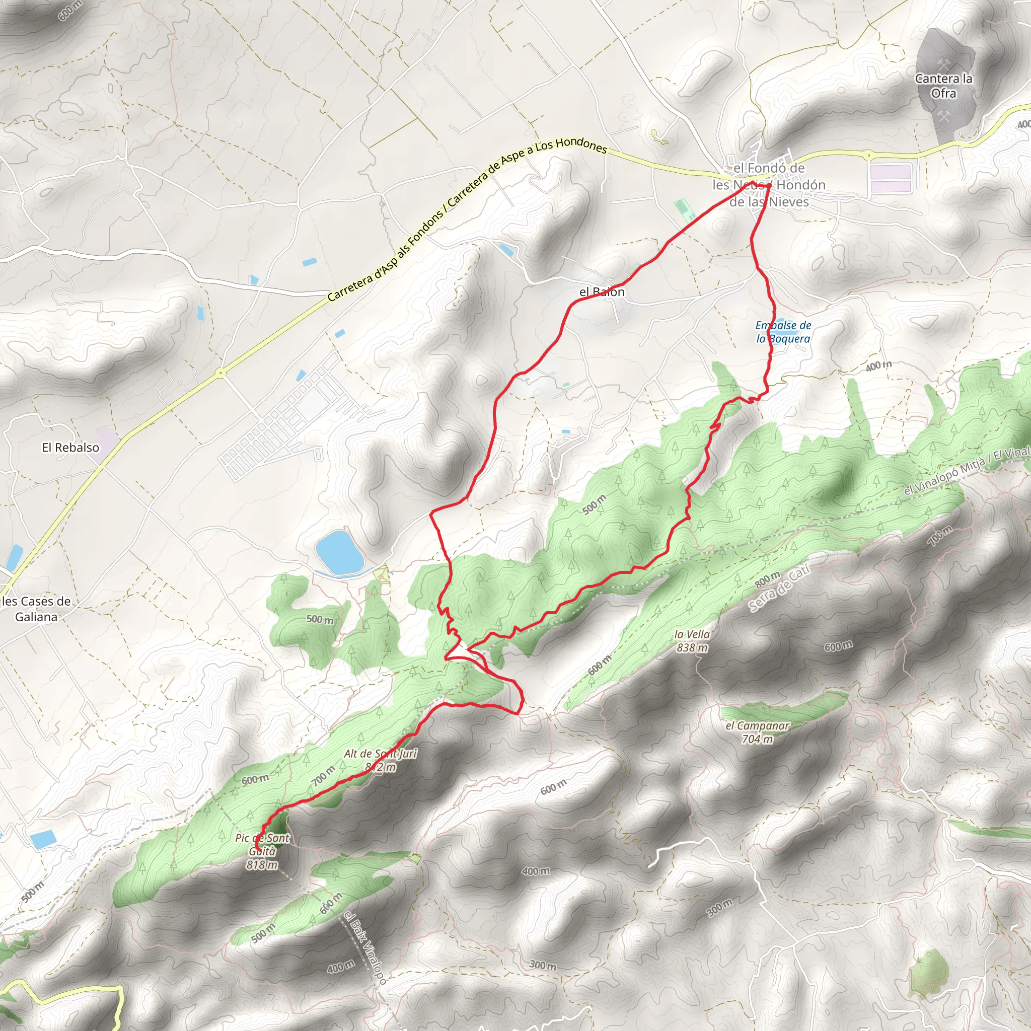 l'Alt Pelat PR CV 278 mobile static map