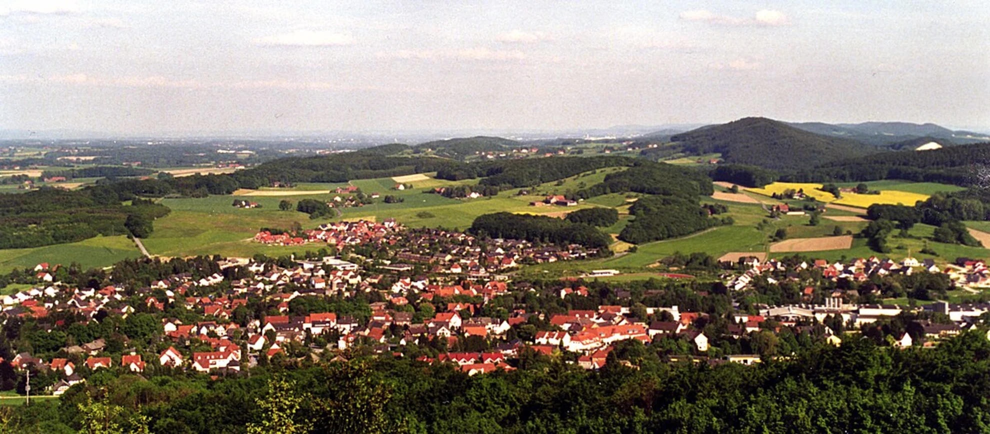 An image depicting the trail Hollandskopf and Osberg and its surrounding area.