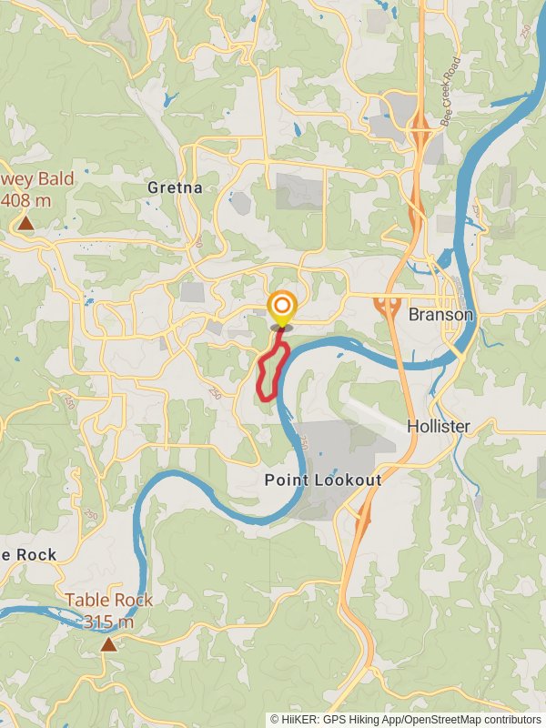 Table Rock Lake Loop Walk