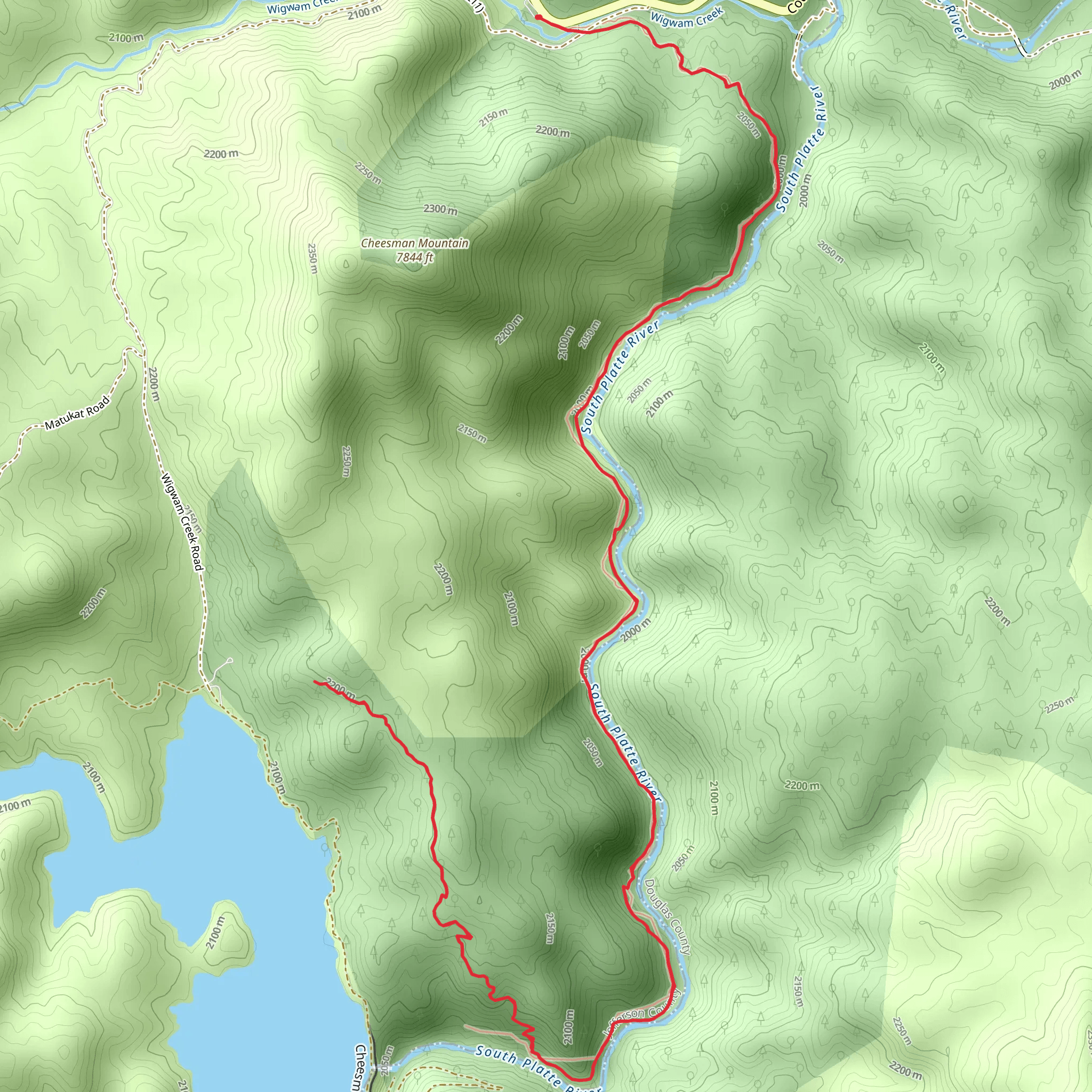 Gill Trail mobile static map