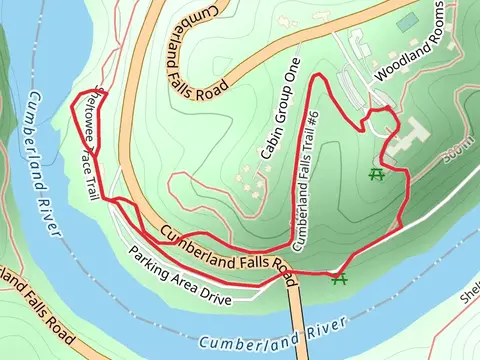 Cumberland Falls and Sheltowee Trace Loop Trail
