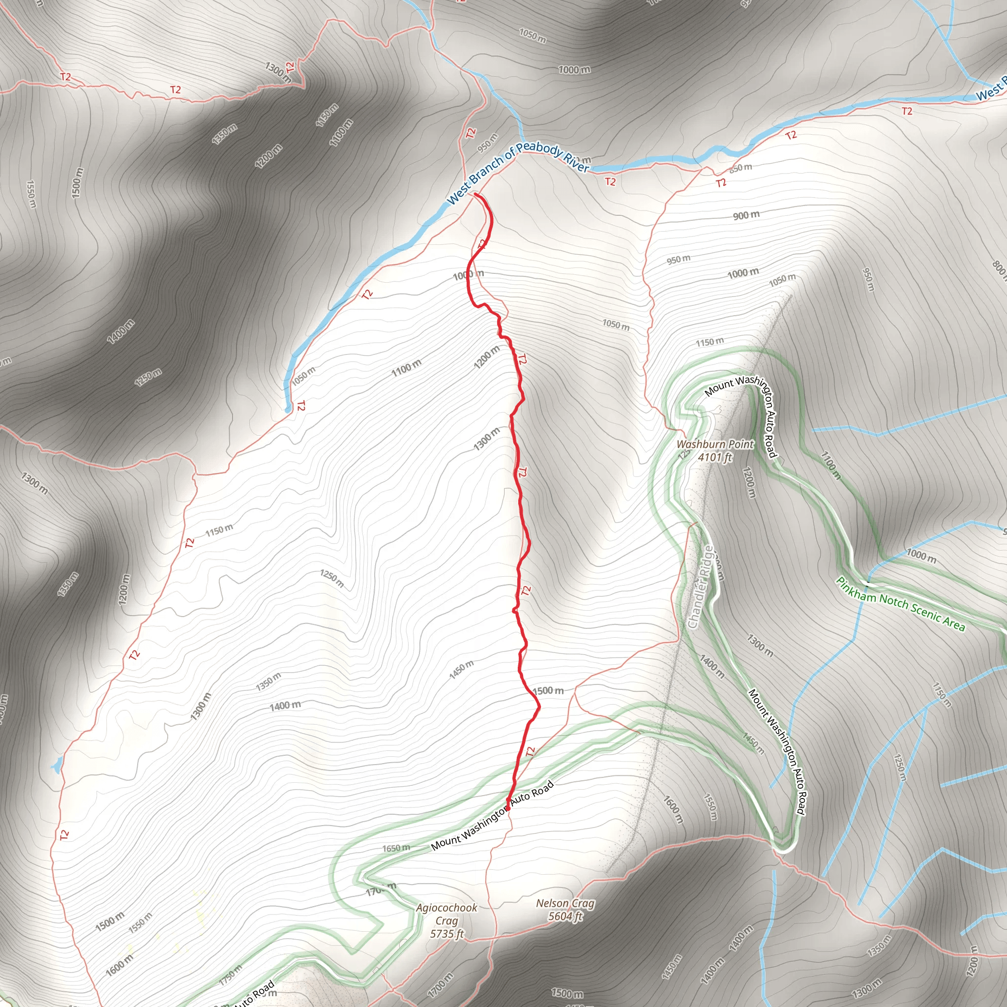 Wamsutta Trail mobile static map
