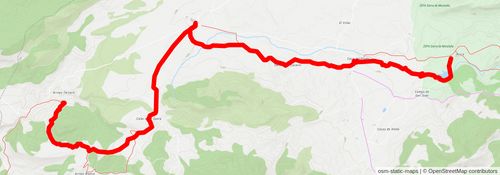 GR 7 - Andalucia stage 10 Map