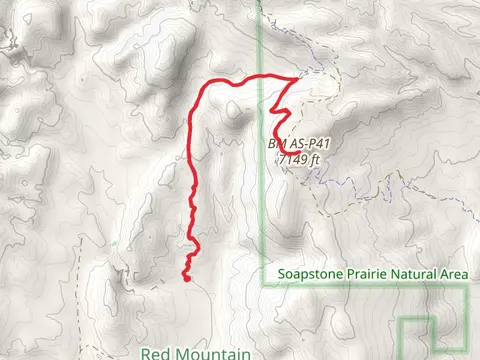 BM AS-P41 Peak via SInking Sun Trail
