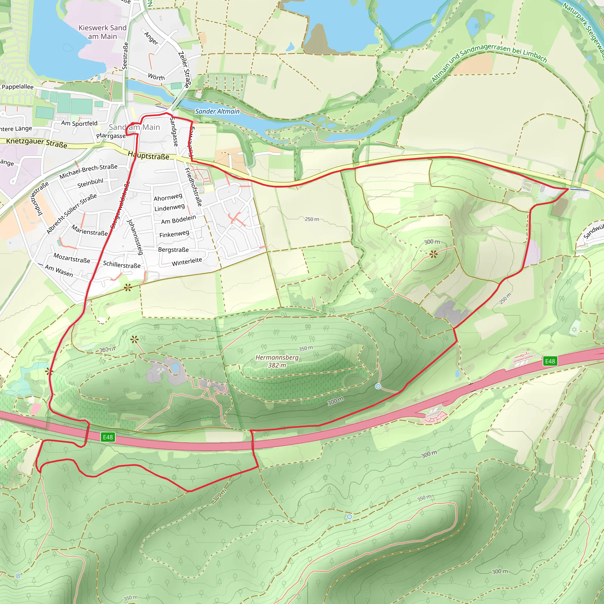 Kelten Erlebnisweg and 5 Sterne Rundwandertour mobile static map