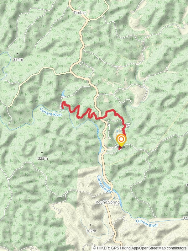 Current River Trail - Ozark Trail - Upper Current Section