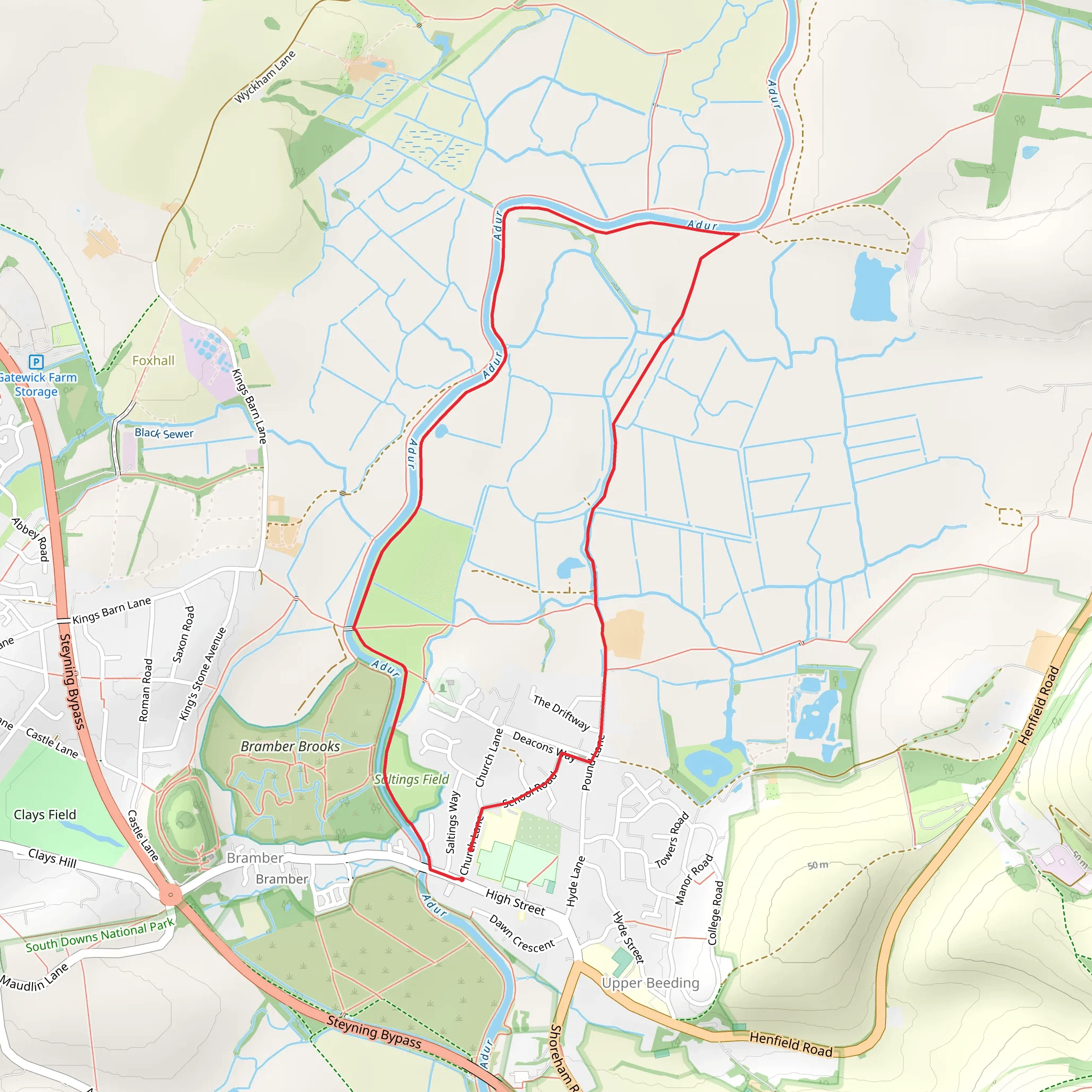 Upper Breeding Loop mobile static map