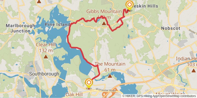 Bay Circuit Trail stage 9 Map