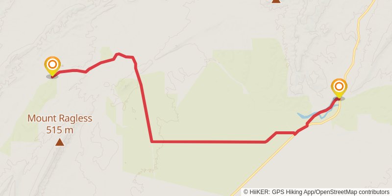 Mawson Trail stage 29 Map