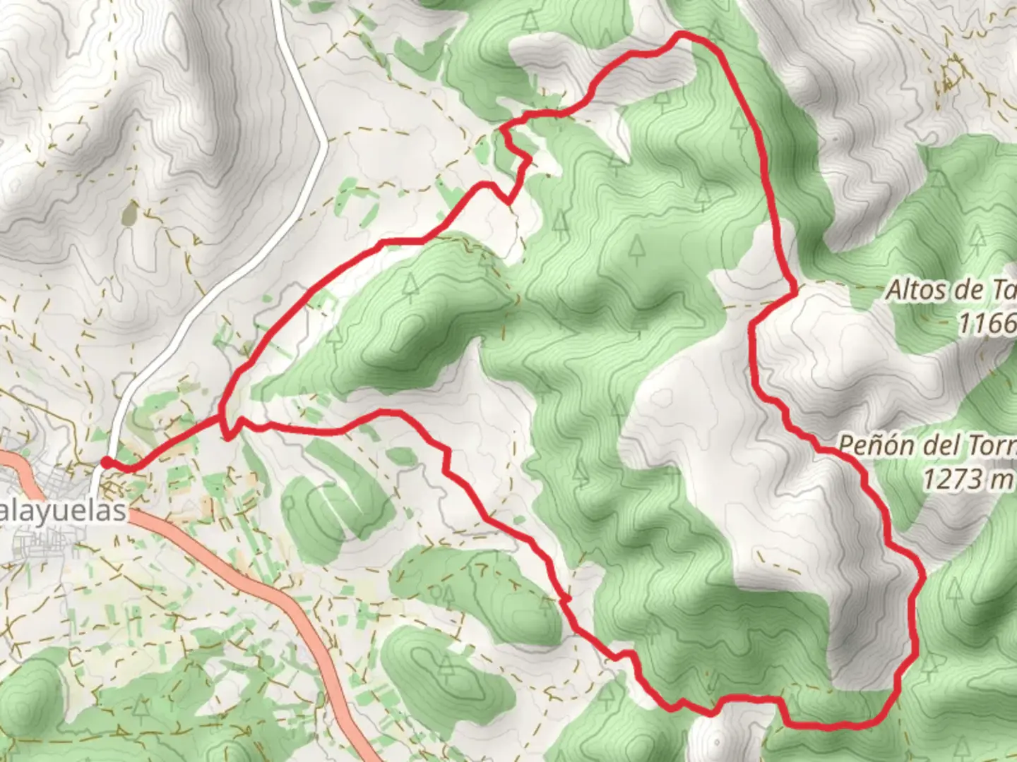 An image depicting the trail Los Altos Trail PR CU 19 and its surrounding area.