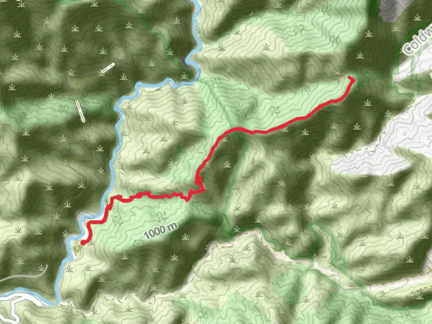 An image depicting the trail Heaton Flat Trail and its surrounding area.