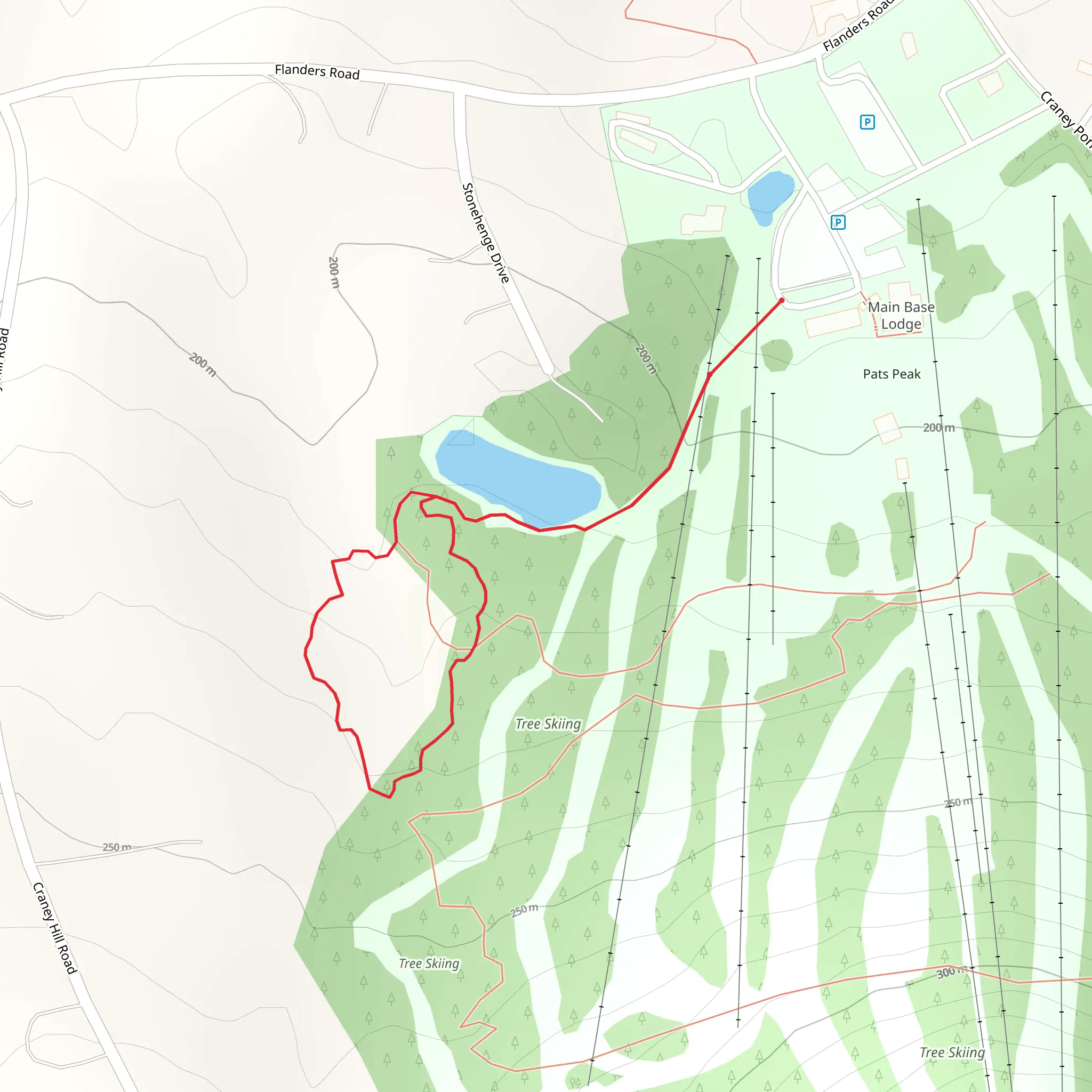 Stonehenge Drive Loop - South mobile static map