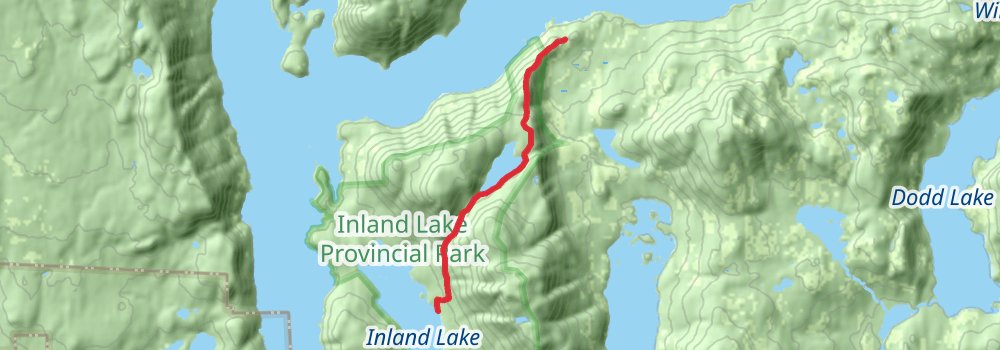 Sunshine Coast Trail stage 5 Map