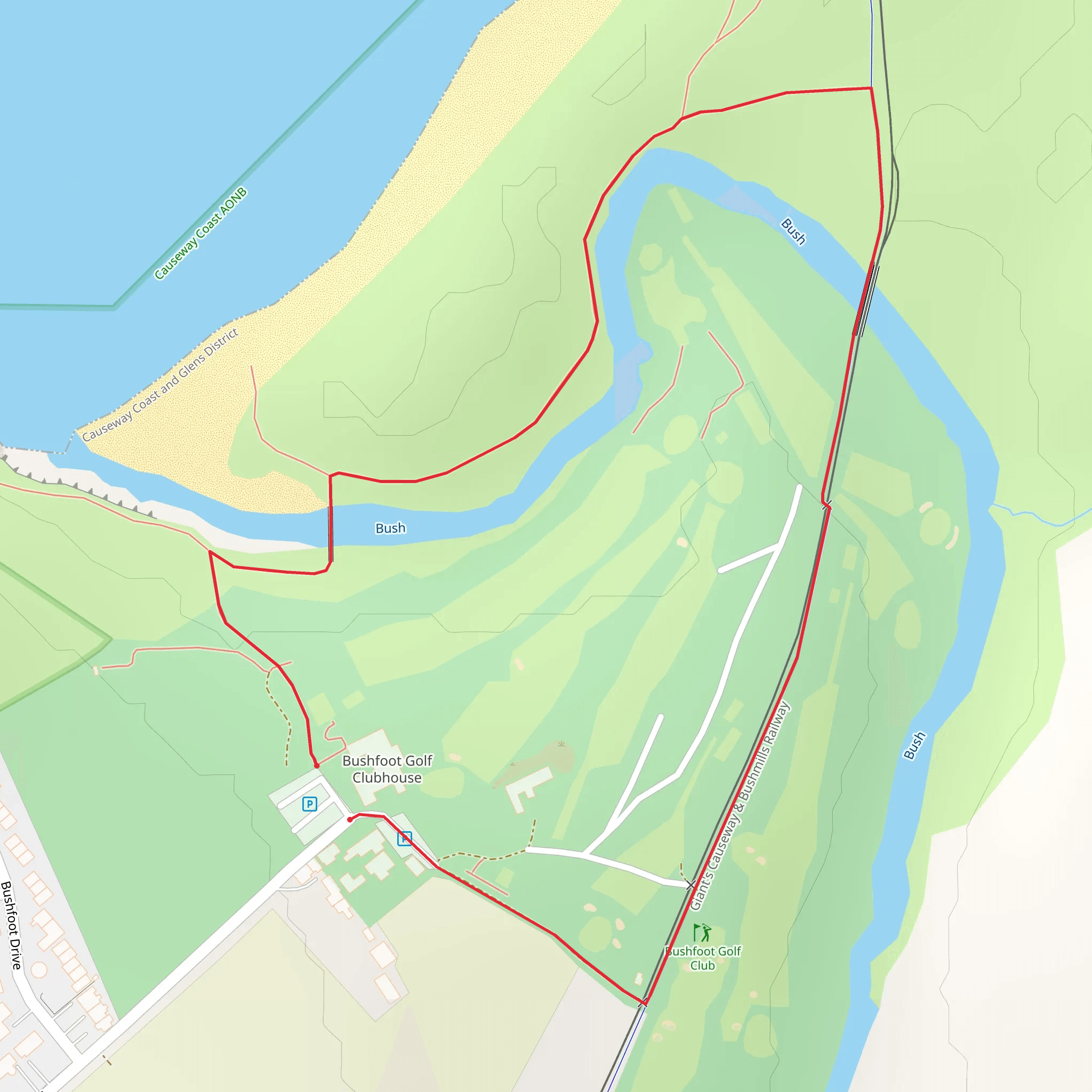 Heritage Railway Path mobile static map