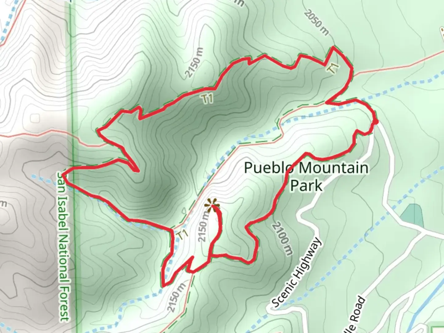 An image depicting the trail Mace - Northridge Loop Trail and its surrounding area.