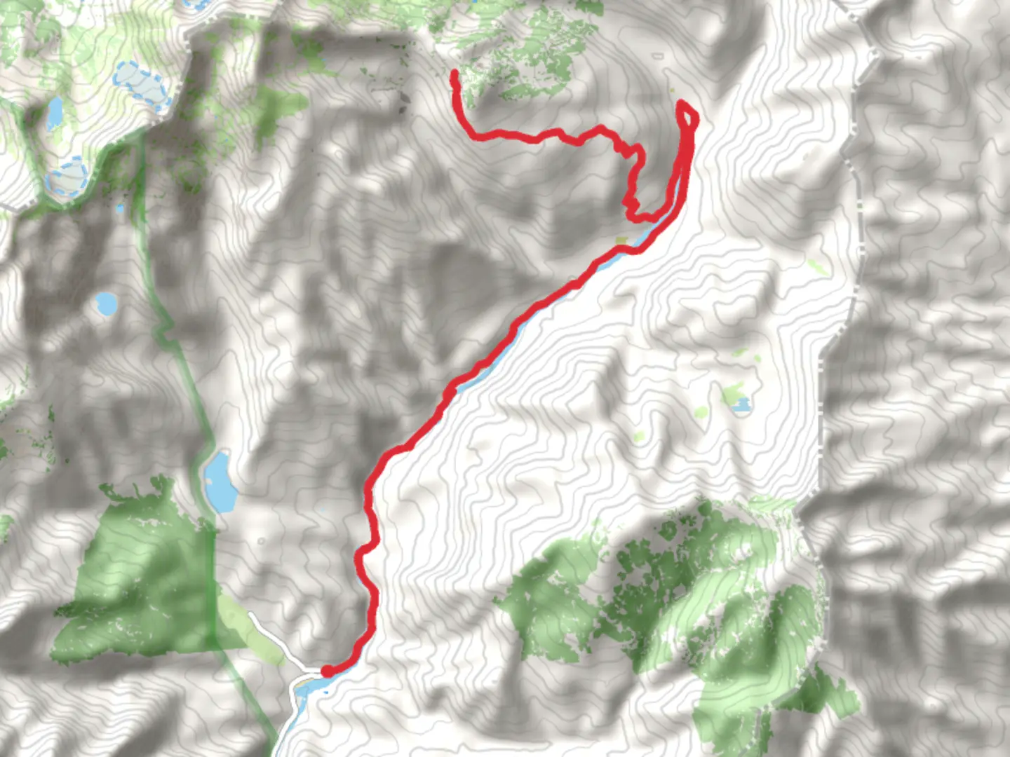 An image depicting the trail Mill Hill Mining Trail and its surrounding area.