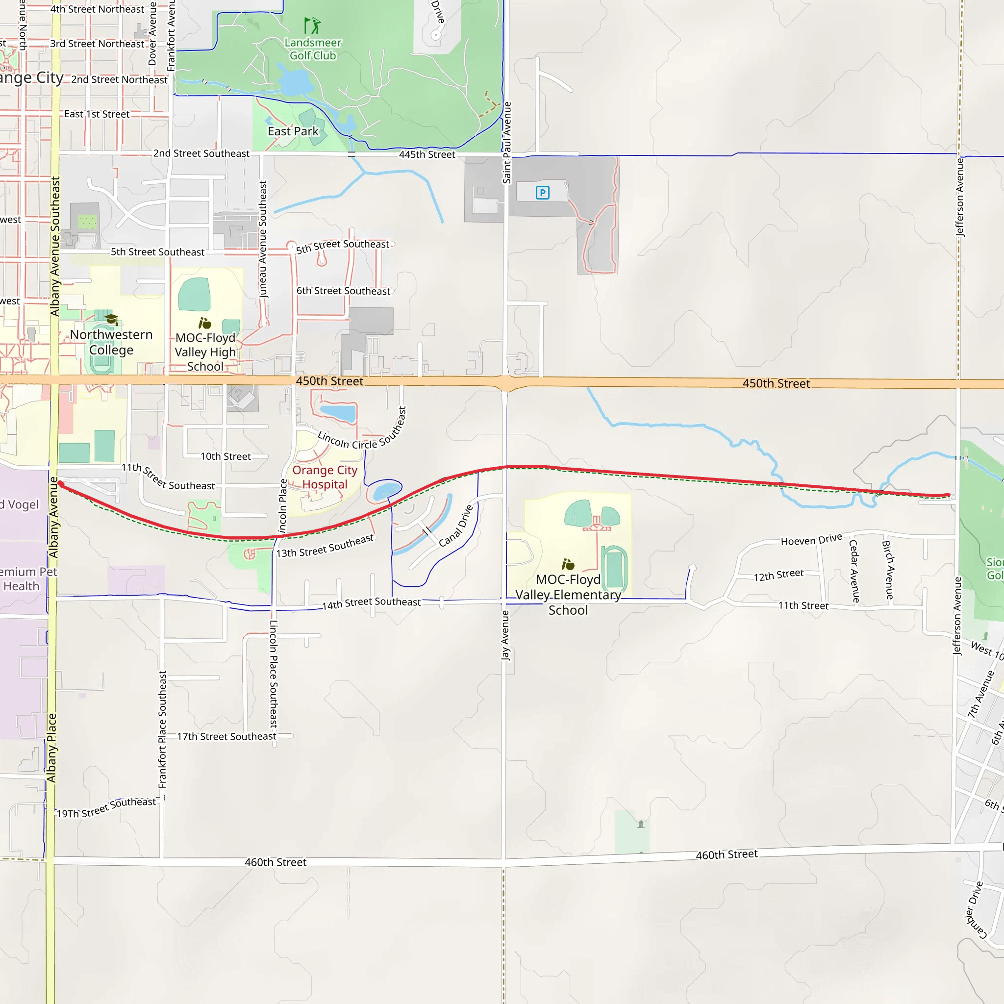 Puddle Jumper Trail mobile static map