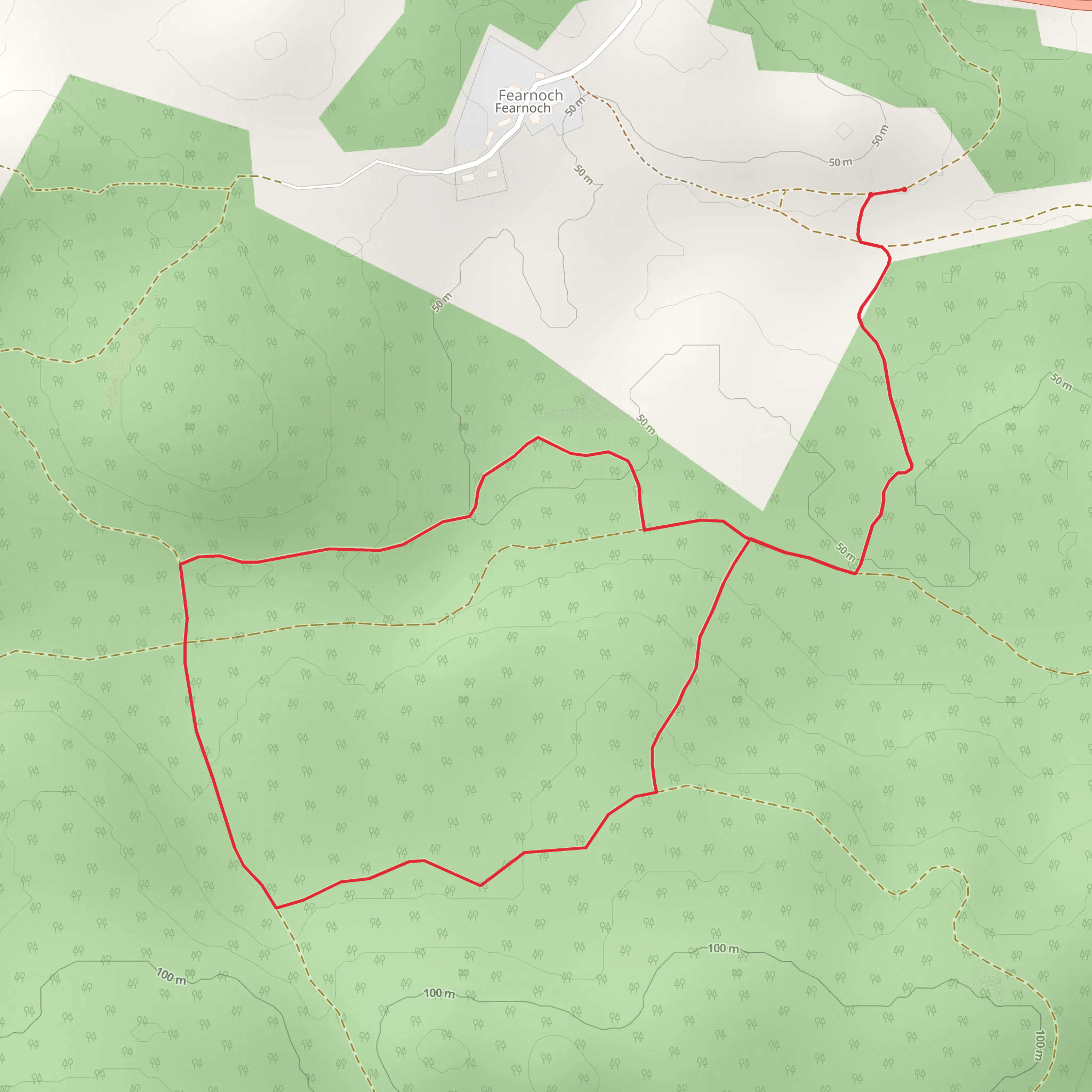 Ant Hill Loop Trail mobile static map