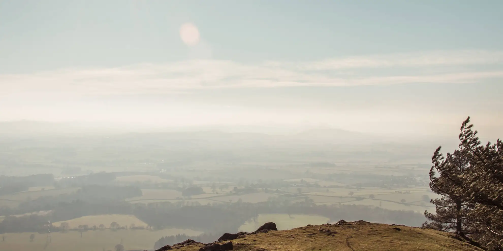 An image depicting the trail The Wrekin from near Cluddley and its surrounding area.