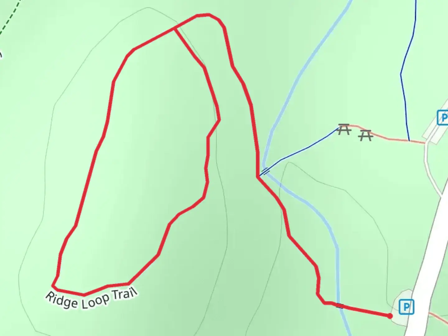 An image depicting the trail Ridge Loop Trail and its surrounding area.