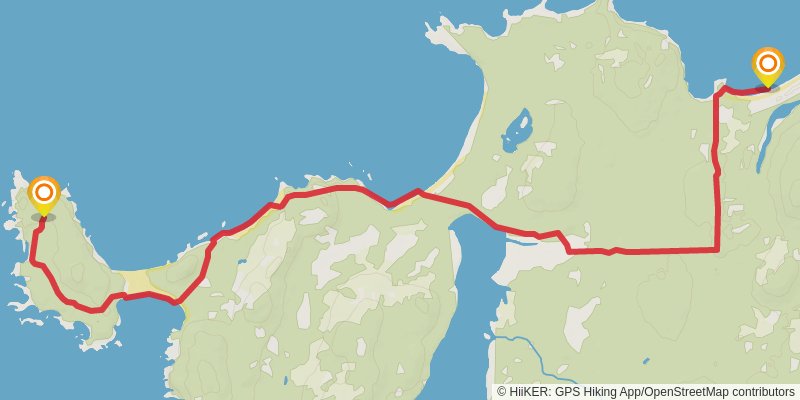 North Coast Trail stage 4 Map