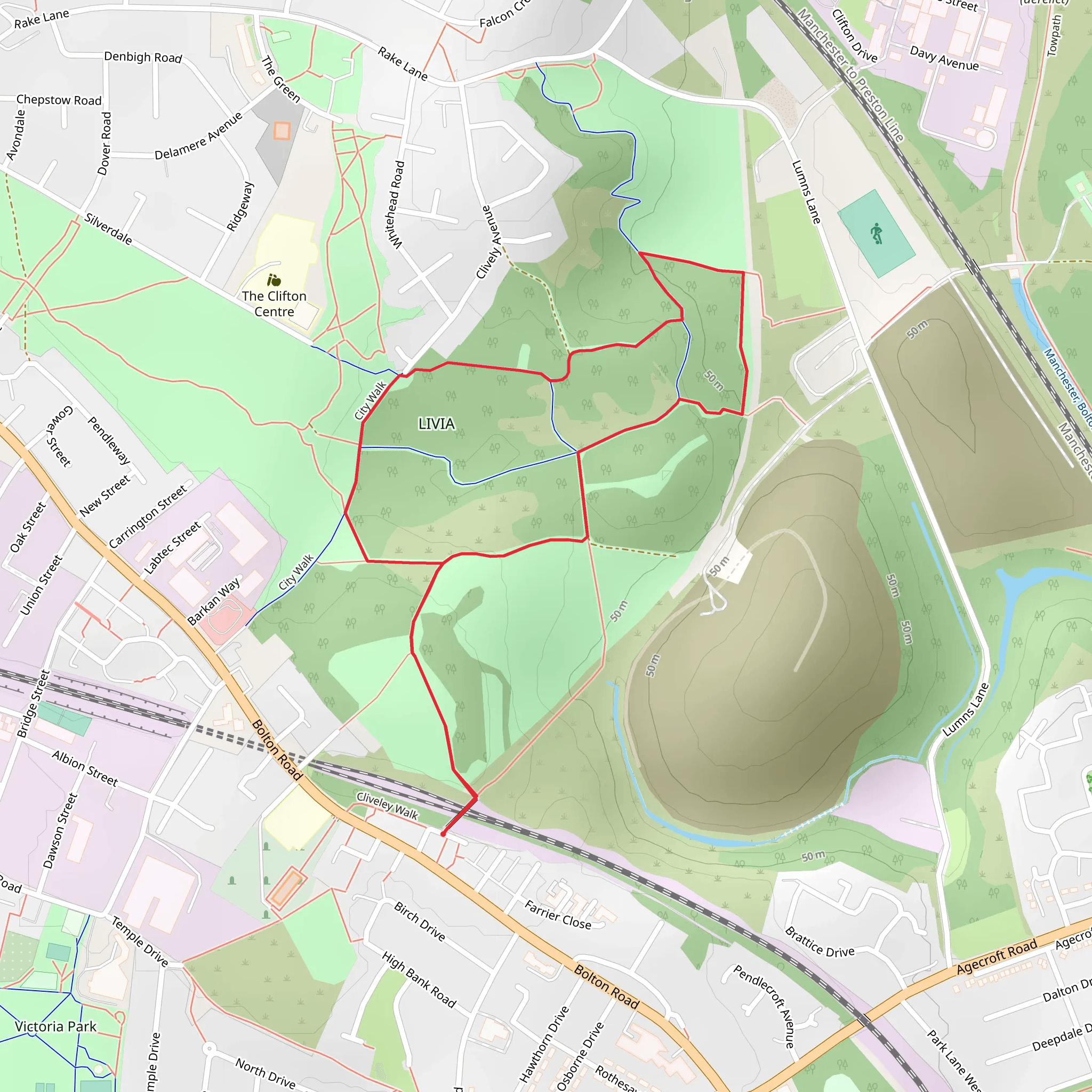 City Walk Loop - Livia mobile static map