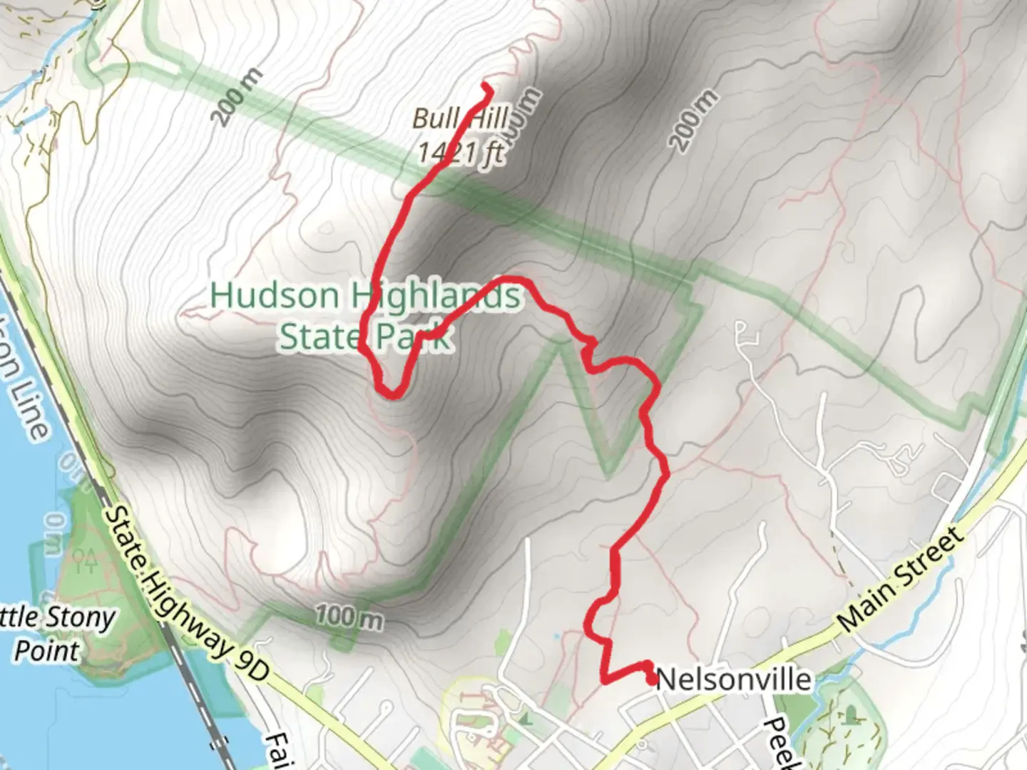 An image depicting the trail Mt Taurus via Undercliff Trail and its surrounding area.