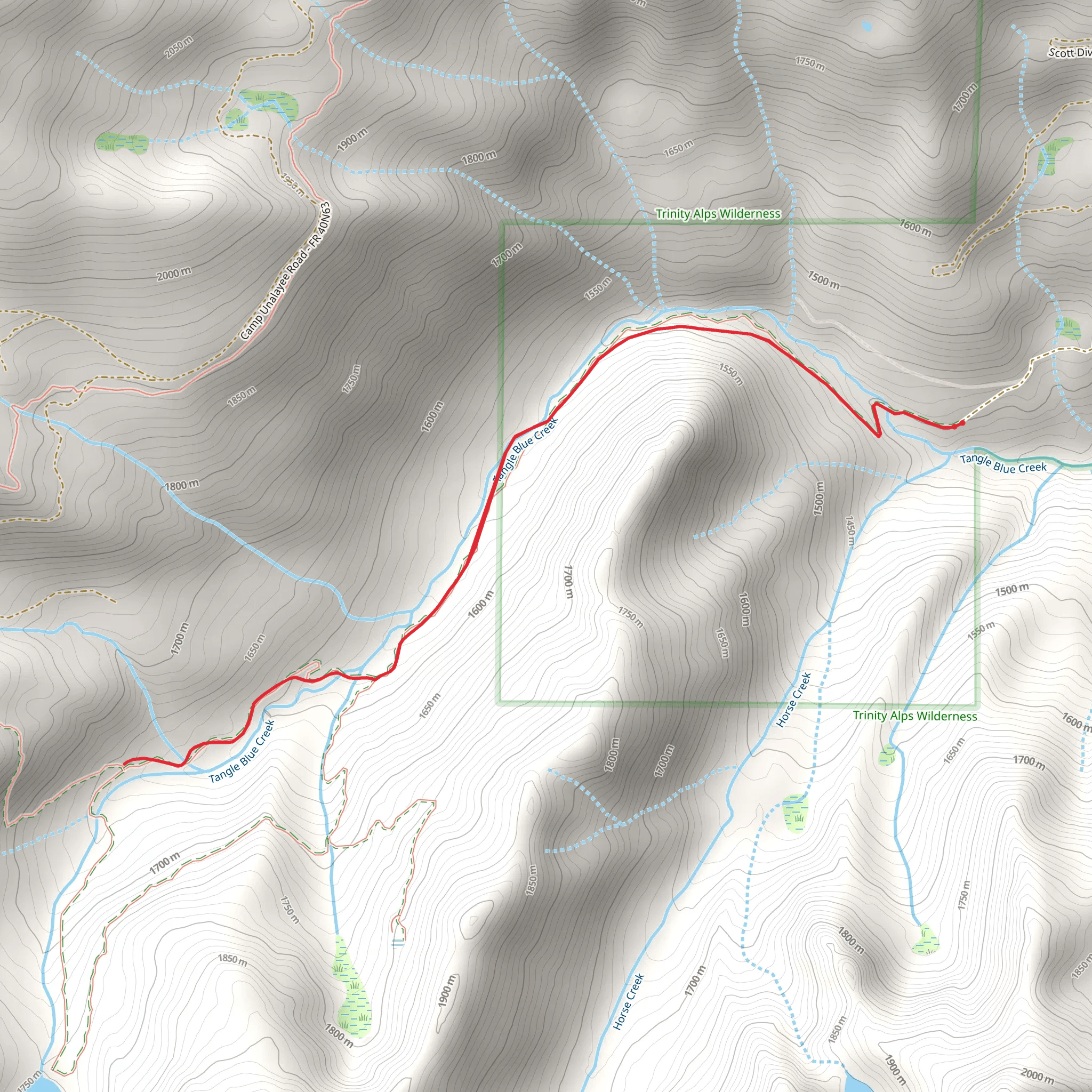 Grand National Trail mobile static map