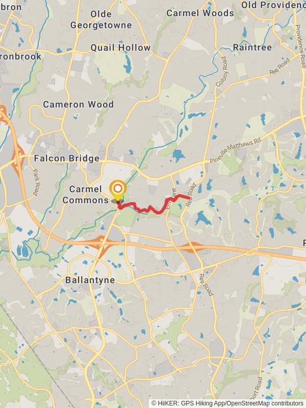 Four Mile Creek Greenway from Johnston Road