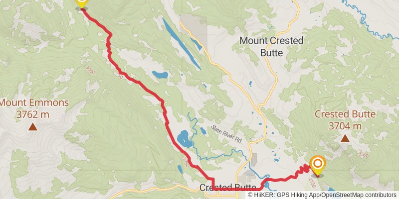 American Discovery Trail North Route stage 246 Map