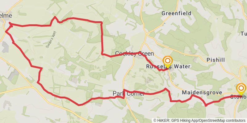 Chiltern Way stage 4 Map