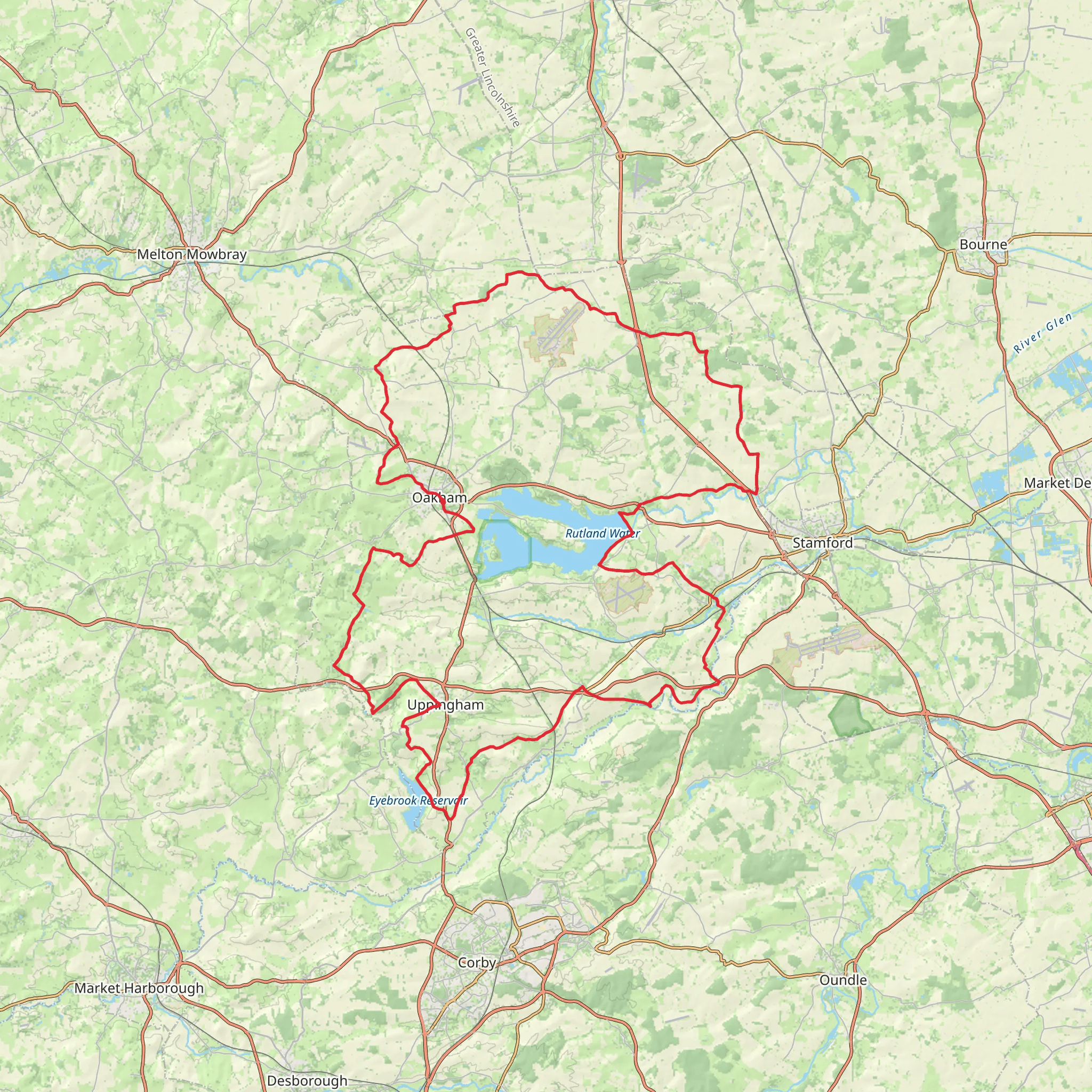 Rutland Round mobile static map