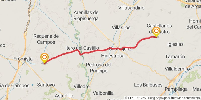 Camino Catalan stage 31 Map