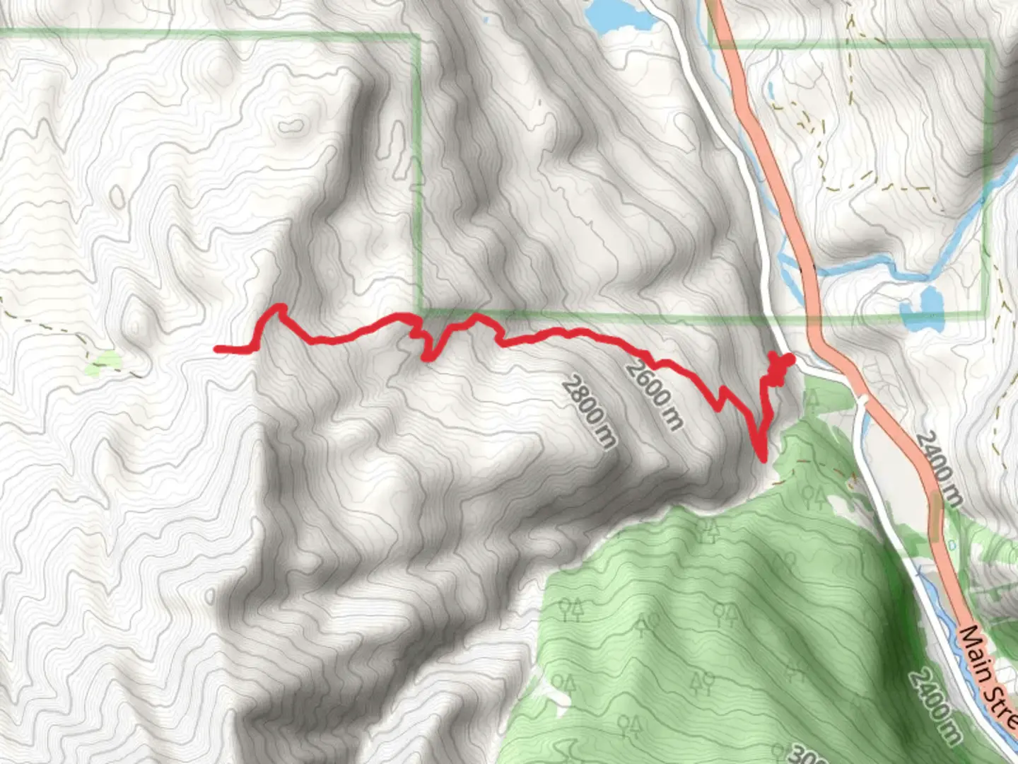 An image depicting the trail Dallas Trail - Moonshine Park and its surrounding area.