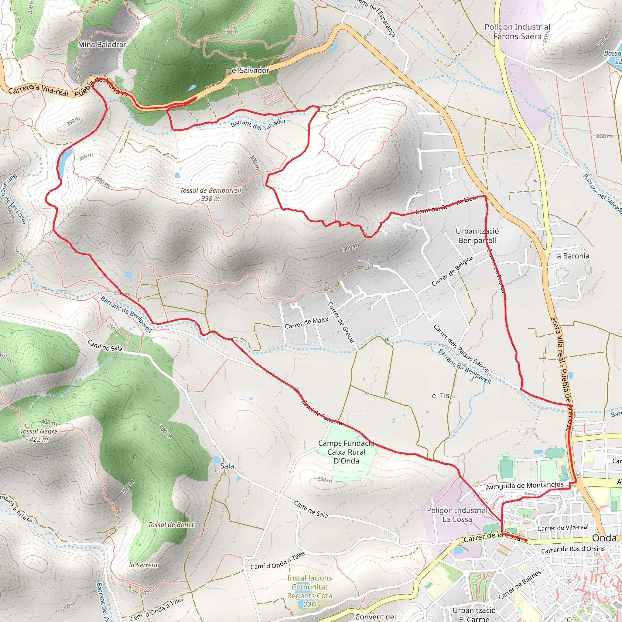 Wave - El Salvador - Wave PR CV 361 mobile static map