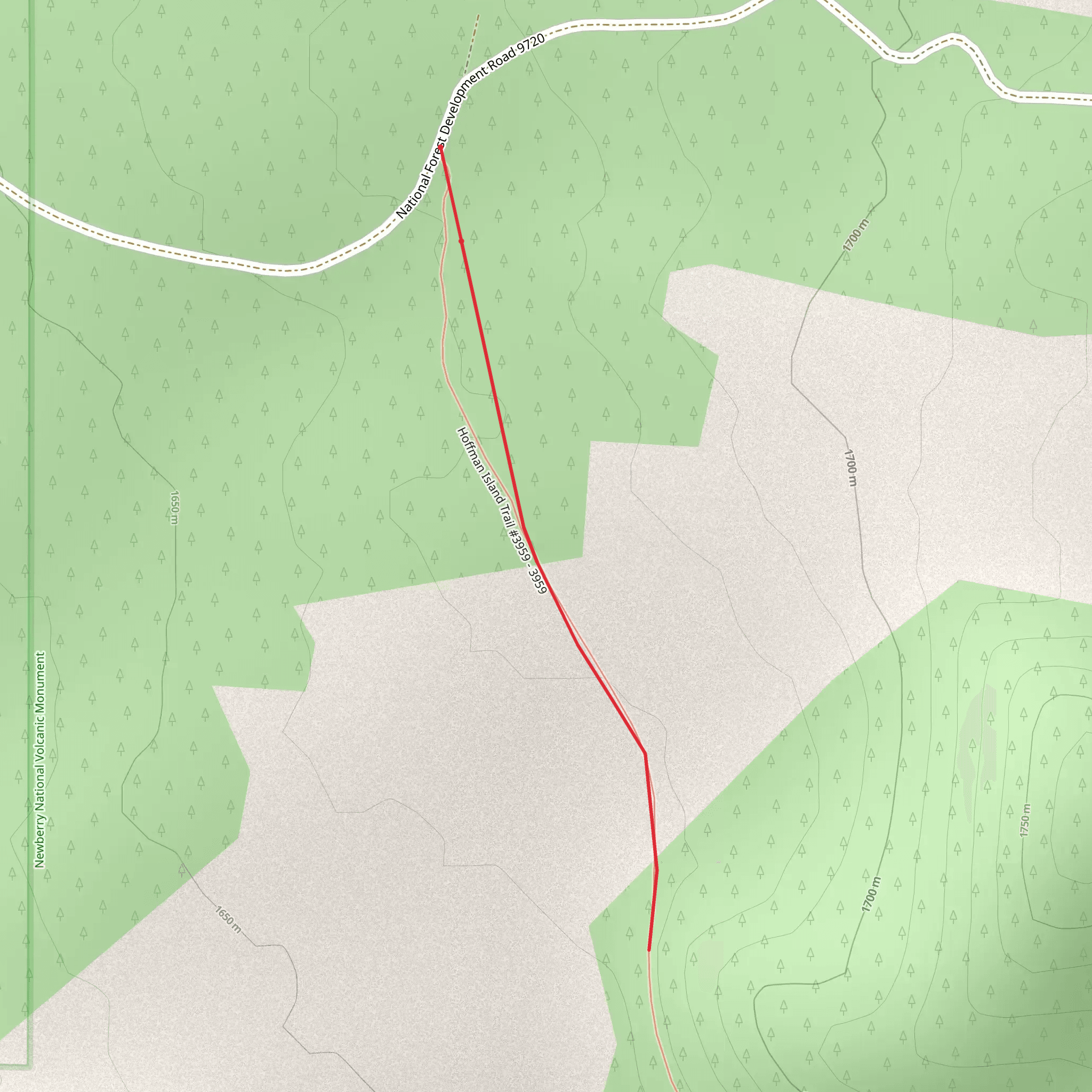 Hoffman Island Trail mobile static map
