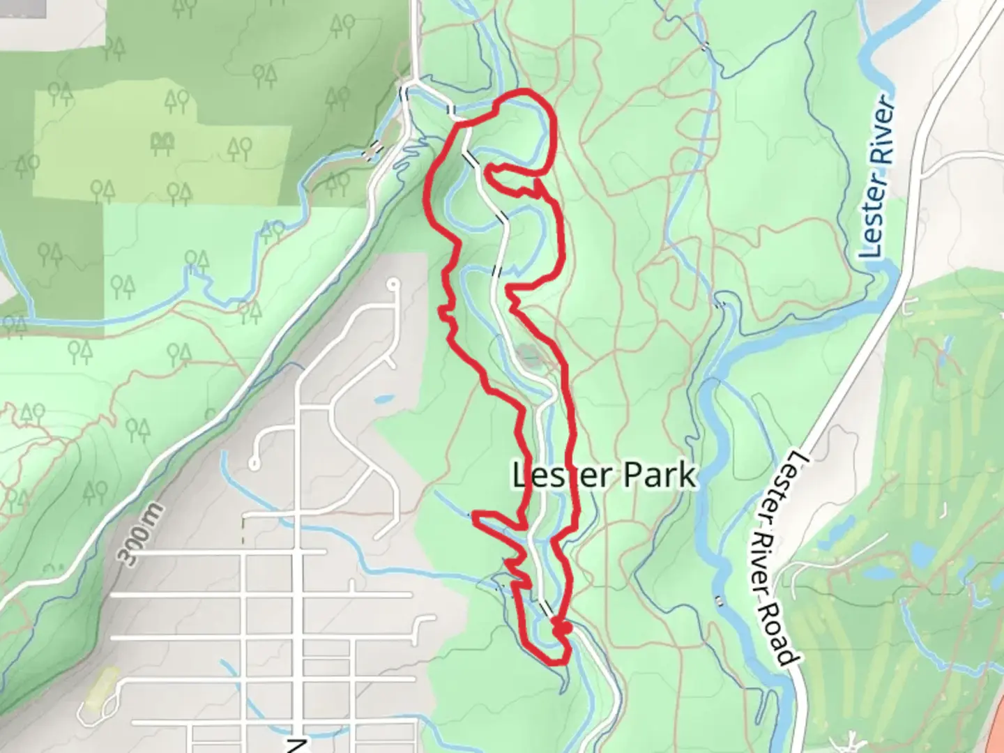 An image depicting the trail Amity East and West Loop Trail and its surrounding area.