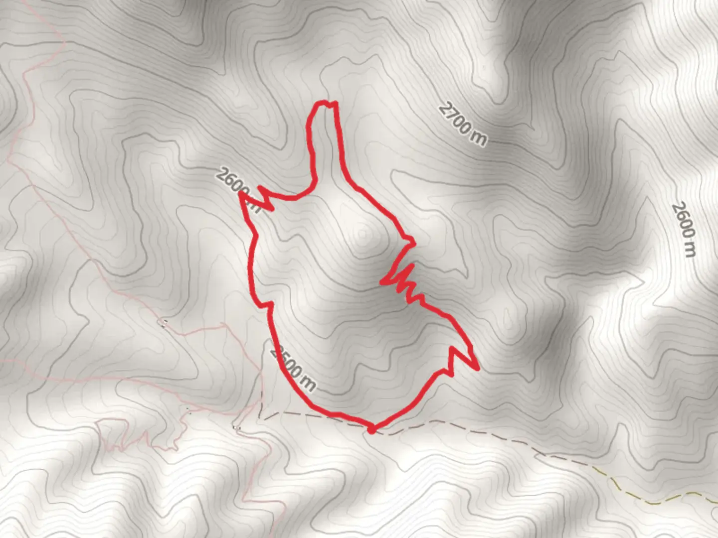 An image depicting the trail Serviceberry Loop and its surrounding area.