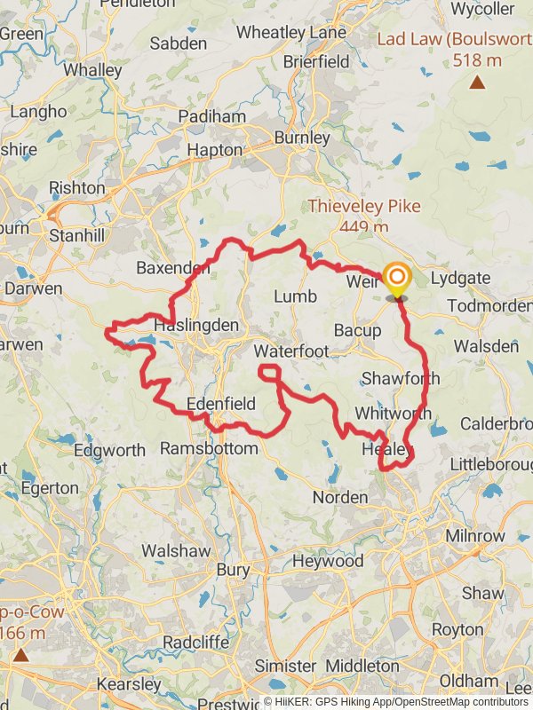 Rossendale Way West Yorkshire England