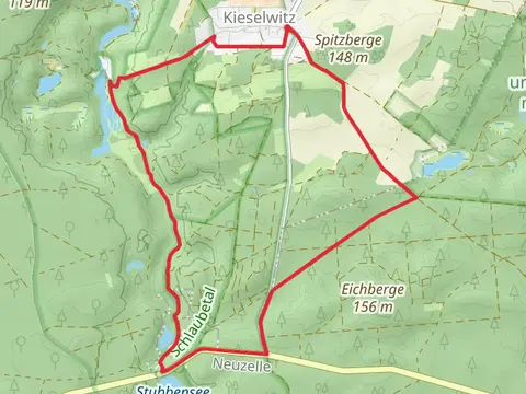 Schlaube via Schlaubetal Wanderweg and Walkmuehle