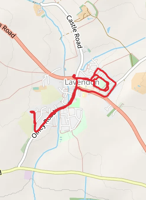Milton Keynes - W6 Sun Walk Run #2 - Walk Run (2 mobile static map