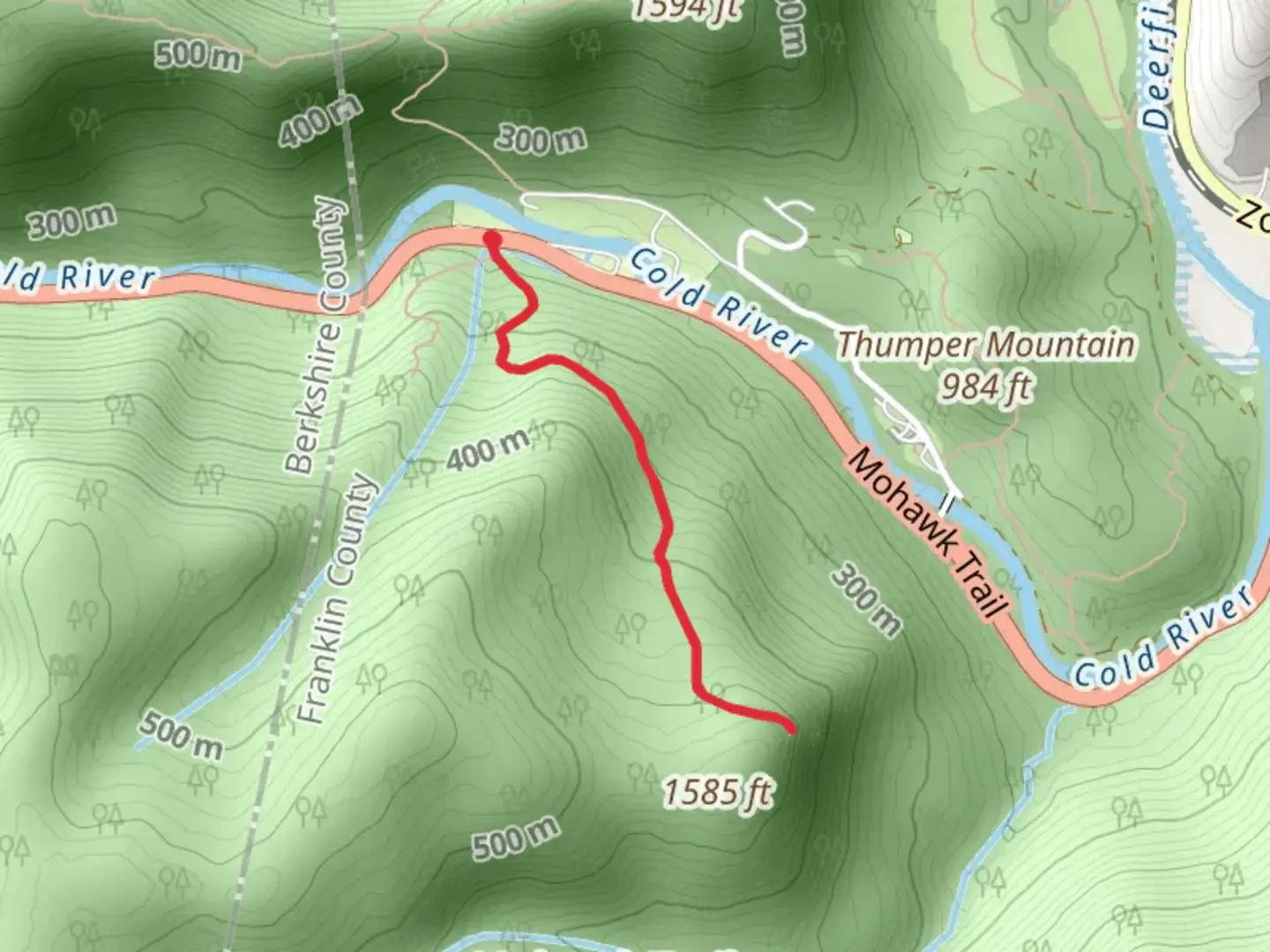 An image depicting the trail Totem Trail and its surrounding area.