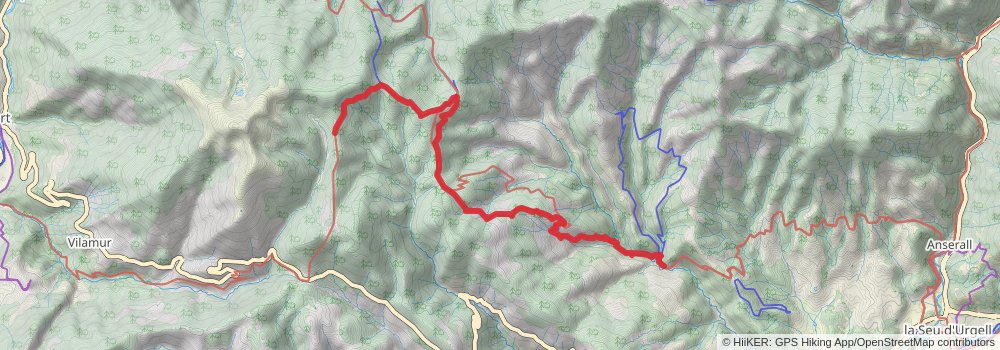 GR 3 Central Path of Catalonia stage 15 Map