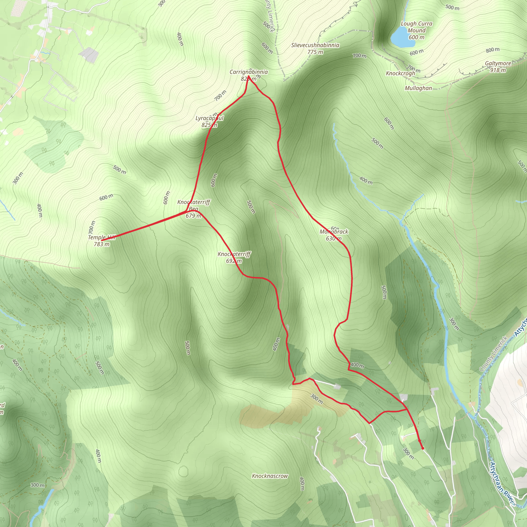 Galtee Loop mobile static map