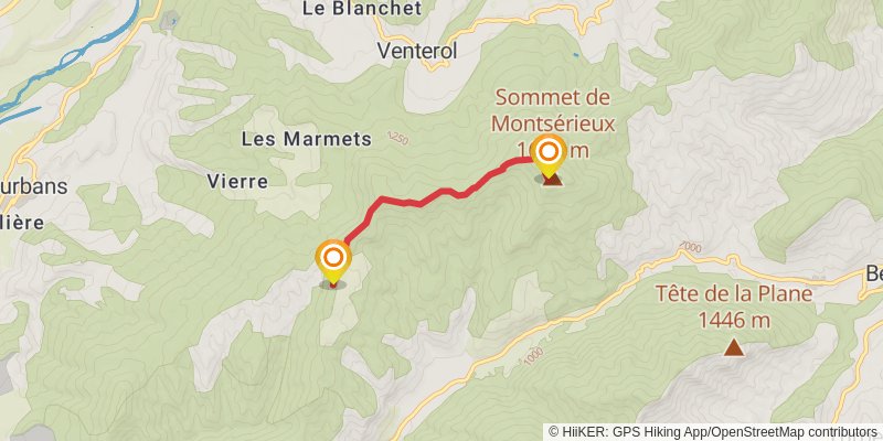 Via Domitia spur 1 Map