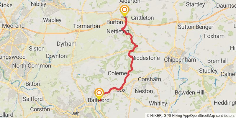 Cotswold Round stage 7 Map