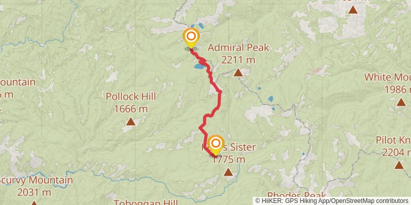 Ultra Pedestrian North Loop stage 24 Map