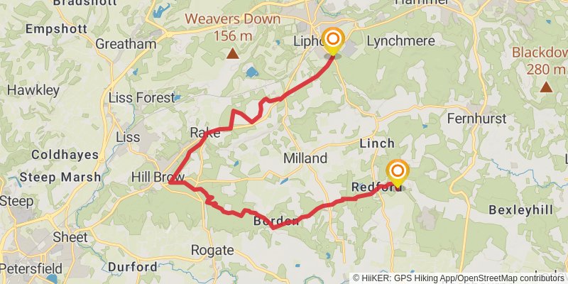 Serpent Trail stage 2 Map
